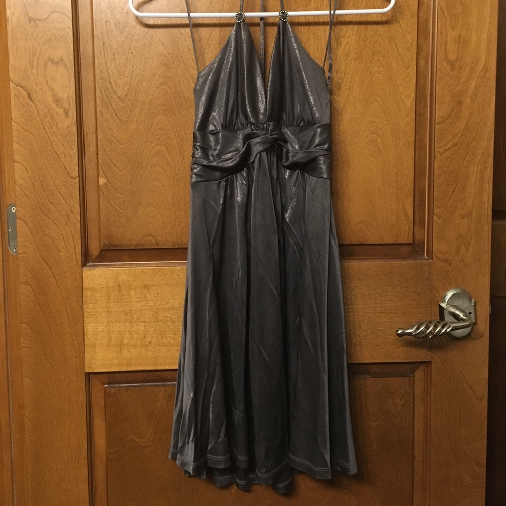 Silver Express Mini Dress